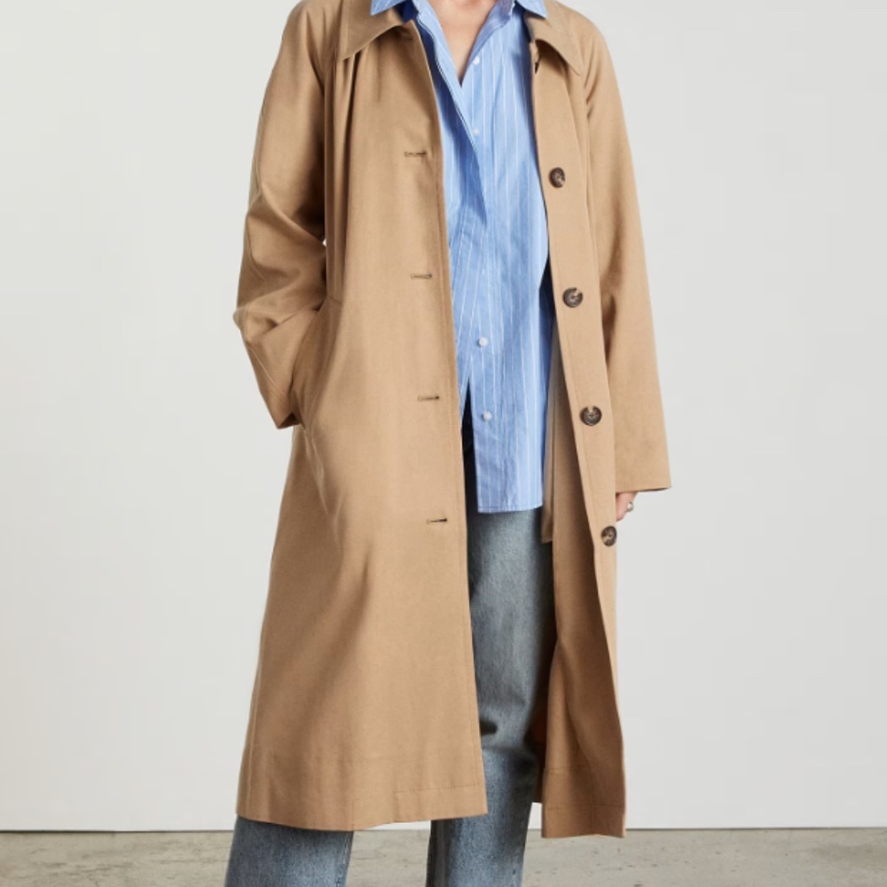 Everlane The Gathered Drape Trench NWT
